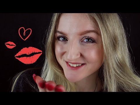 ASMR Ich küsse dich bis du einschläfst💋💤 - close-up kisses & mouth sounds (deutsch/german)