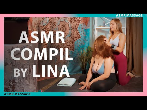 ASMR Head and Back Massage by Lina