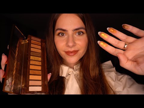 ASMR Doing Your Fall Makeup 😴🍁 | Personal Attention