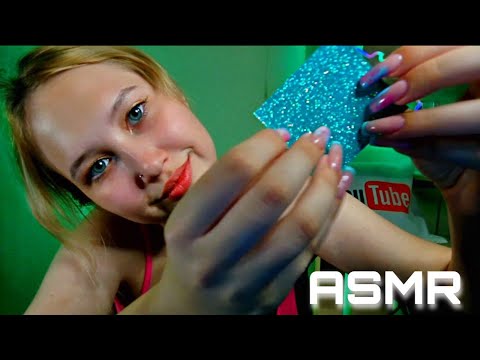 АСМР ТАППИНГ ВИЗУАЛЬНЫЕ ТРИГГЕРЫ НОГОТОЧКИ | ASMR TAPPING VISUAL TRIGGERS