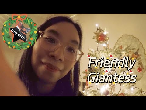 ASMR FRIENDLY GIANTESS HELPS YOU FIND A HOTEL (Roleplay)  🏩🎄 [Tiny Star Exclusive Teaser]