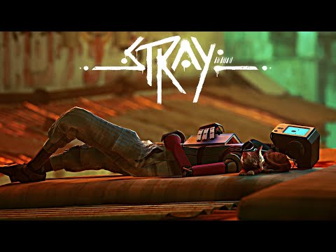 Robot Cities 🤖 Cyberpunk Ambience & Soft Music | The slums (from Stray PS5)
