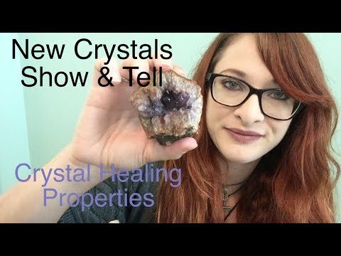 ASMR New Crystals Show and Tell