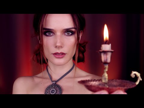ASMR Triss Healing You , Hypnosis , Mouth Sounds ,  Inaudible Whispers , The Witcher Role Play