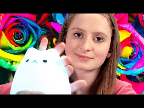 ASMR Cat Lamp - Tapping & Light Triggers & Waterdrop Mouth Sounds