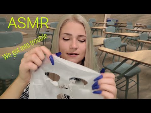 ASMR friend gives you a facial in detention