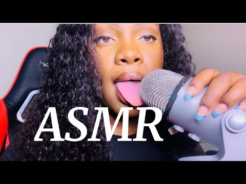 ASMR Mic Licking w/ Soft Mouth Sounds PART 4!!