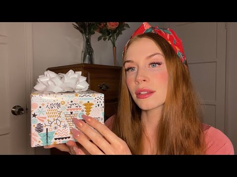 🌿ASMR🌿 Open a Mystery Gift with Me! 🎁 100% Soft-Spoken w/ Crinkles, Soft Tapping, & Wood Sounds