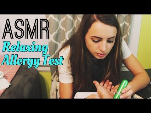 Allergy Test & Skin Treatment (ASMR)
