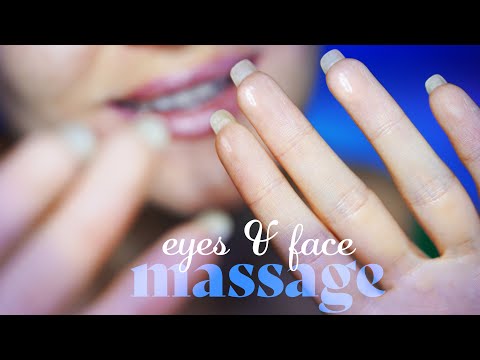 ASMR ~ Gentle Face Massage ~ Layered Sounds, Closeup, Personal Attention (no talking)