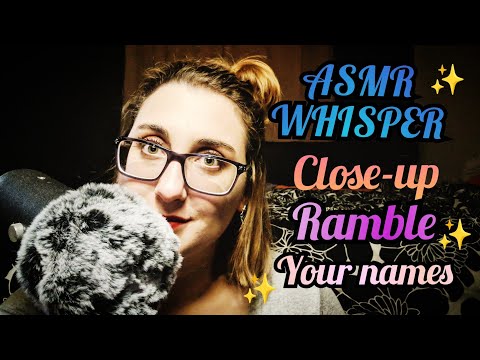 ASMR Closeup Blue Yeti Whisper & Ramble (feb patreon thank you)