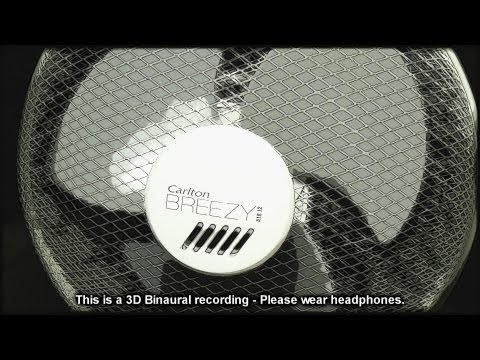 73. 3D Oscillating Fan - 30 Minutes of White Noise - SOUNDsculptures (ASMR)