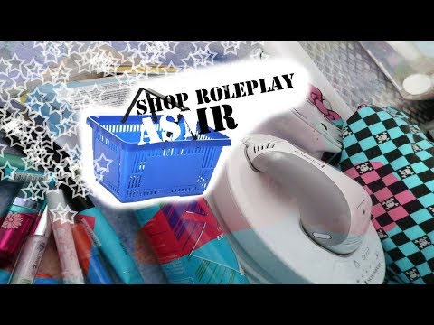 ASMR shop assistant roleplay tingles+shoutouts @ end