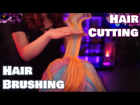 ASMR Real Haircut 💎 Hair Brushing, Hair Cutting, No Talking