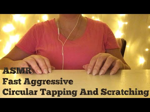 ASMR Fast Aggressive Circular Tapping And Scratching