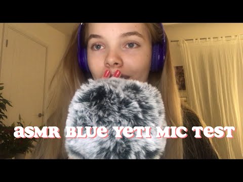 ASMR Blue Yeti Microphone Test