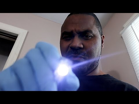 ASMR Fixing Your Face Injuries with Light Triggers