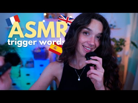 ASMR Palabras Detonantes en distintos idiomas | TRIGGER WORDS