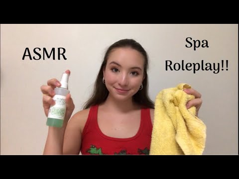 (ASMR) Spa Roleplay (Personal Attention, Wet Sounds, Tapping)