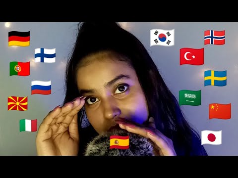 ASMR Whispering Trigger Words in 15 Different Languages