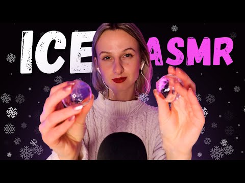 4K ASMR | ❄️ Ice Cold Triggers ❄️ (Ice & Water Sounds)