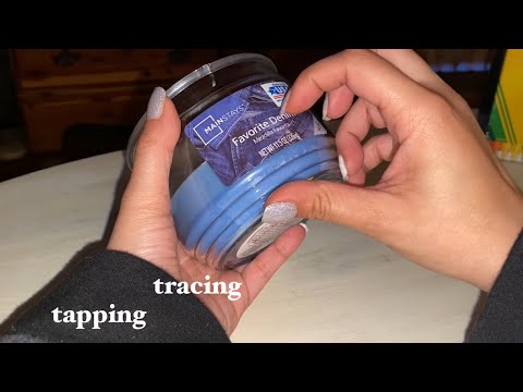 ASMR Tapping and Tracing Random Items