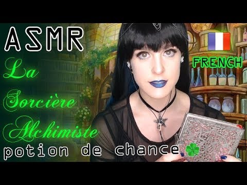 ASMR FRENCH ROLEPLAY - La sorcière alchimiste - potion de chance 🍀 Déclencheurs magiques !