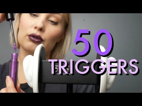50 TRIGGERS IN 5 MINUTES FAST ASMR