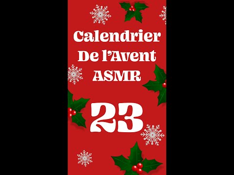 [ASMR FR] 🎁 #23 Calendrier De l'Avent ASMR | Tapping Sur Ongles🎁