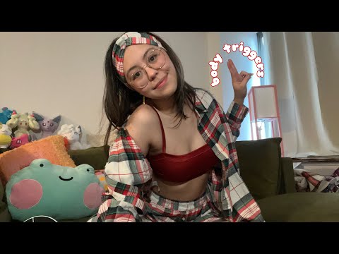ASMR Body Triggers and Fabric Scratching