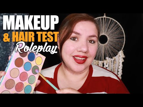 ASMR Hair and Makeup Test for Wedding ROLEPLAY