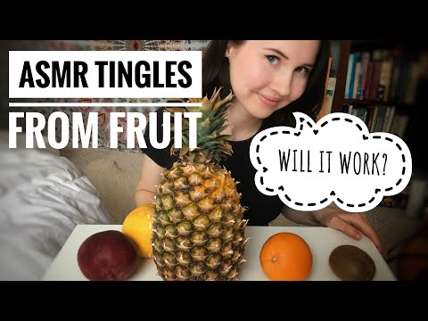 ASMR~Scratching + Tapping on Fruit for Intense TINGLES