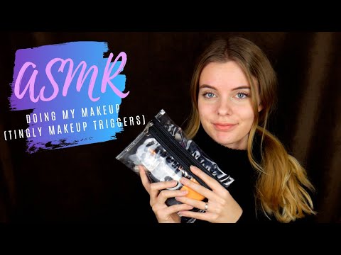 [ASMR] Doing My Makeup (Relaxing Makeup Sounds + Whispering!)
