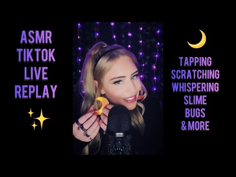 ASMR 💜 Relaxing sounds(tapping, scratching, whispering, mouth sounds, bugs, web, slime, makeup & +)