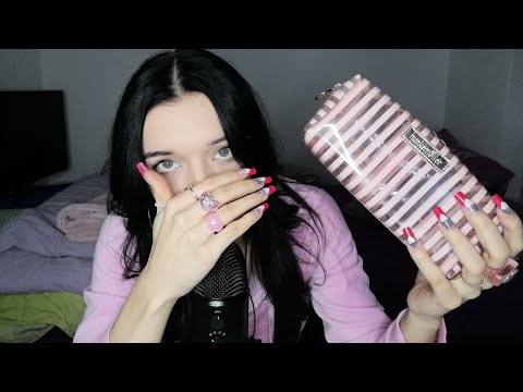 ASMR MOUTH SOUNDS and plastic TAPPING (with long nails!)