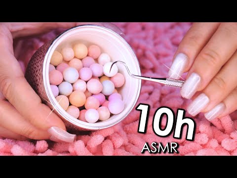 [ASMR] 100% Addictive Make Up Pearls Trigger 😴 Deep Sleep & Relax - 4k (No Talking) 10h