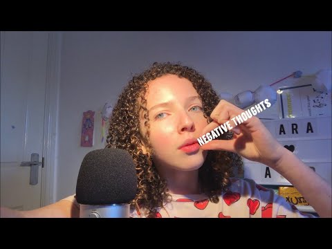 ASMR | plucking & eating your negative thoughts 💭