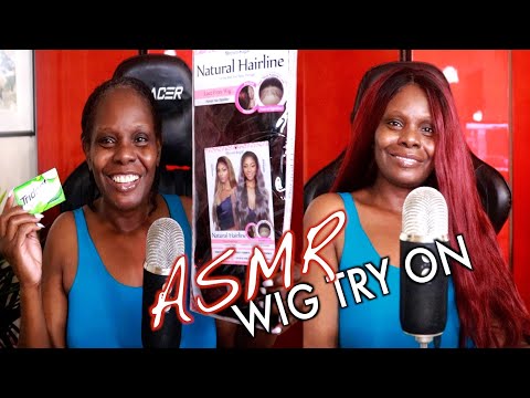 TRIDENT LACE WIG TRY ON ASMR CHERRY BROWN SUGAR STRAIGHT LONG
