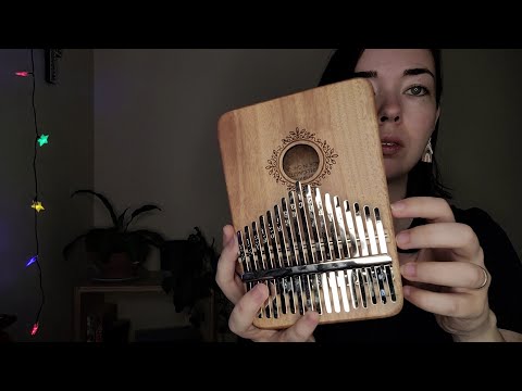 ASMR Kalimba Unboxing and Playing | Bubble Wrap, Crinkles