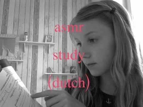 ASMR: study for school (dutch soft spoken-normal voice)
