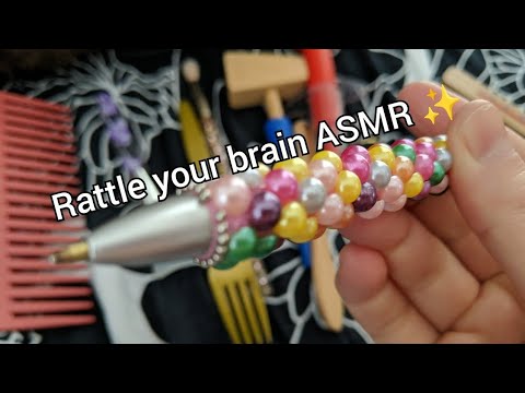 ASMR | RATTLE YOUR BRAIN WITH A PEN AND OBJECTS (FAST AND AGGRESSIVE)