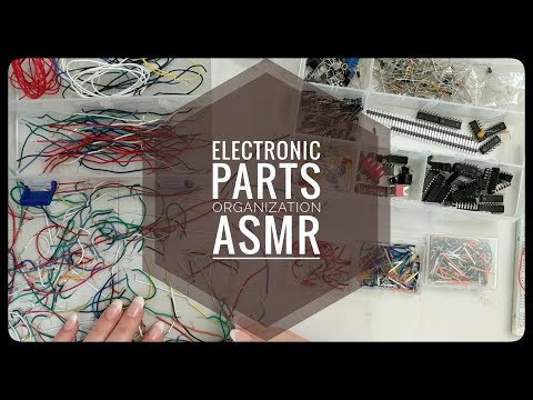Electronic Parts Organizing ASMR