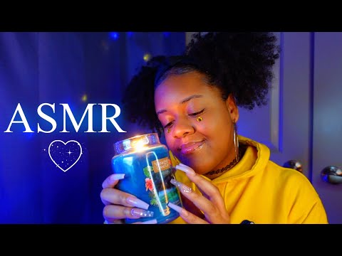 ASMR - Candle Tapping, Reading, Crackling & Lighting for A Comfy Sleep ♡✨