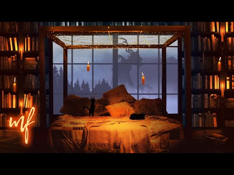 Bedroom in the Magic Library ASMR Ambience