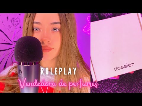 ROLEPLAY | Vendedora de perfumes ft. Dossier 🧡 | Andrea ASMR 🦋