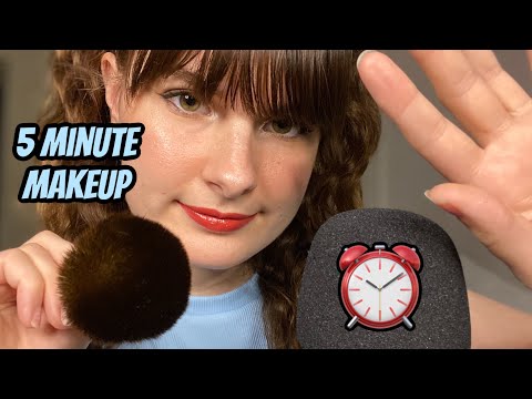 ASMR | Fast 5 Minute Makeup on You💄