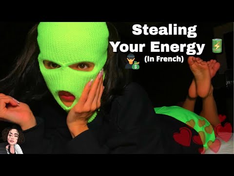 ASMR  THIEF STEALING YOUR ENERGY SO YOU GET TIRED✨🔋(New Trigger)