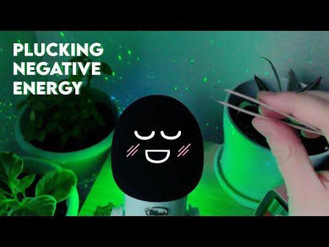 ASMR Plucking Away Your Negative Energy [Plucking, Mic Scratching] | NO TALKING
