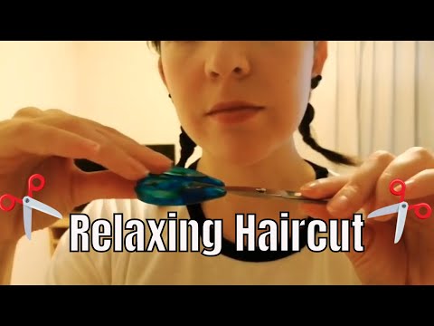 ⭐ASMR Relaxing Haircut - (No Talking) - Pampering you at quarantine 💖