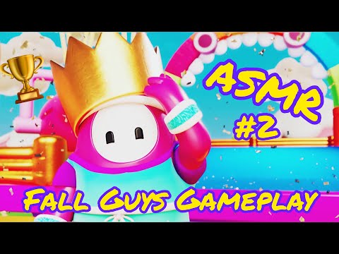 ASMR | Fall Guys Gameplay 🎮 (Whispering w/Controller Sounds) More W's 🏆